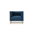 thumbnail image 3 of Royce Accent Chair Satin Teal, 3 of 10