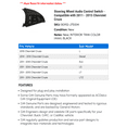 thumbnail image 2 of Steering Wheel Audio Control Switch - Compatible with 2011 - 2015 Chevrolet Cruze - AC Delco, 2 of 2