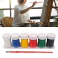 thumbnail image 6 of Washable Paint for Kids Poster Paint 6 Colors Finger Paint for Glass Advertising A, 6 of 8