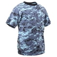 thumbnail image 1 of Rothco Kids Digital Camo T-Shirt - Sky Blue Digital Camo, Small, 1 of 3
