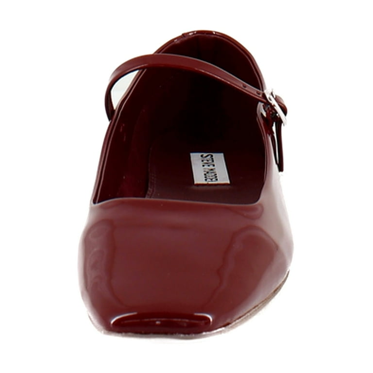 Steve Madden Maple Women's Flats Wine Patent Size M