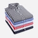 thumbnail image 2 of Moda nuevos hombres camisas de manga larga masculino rayas clásico-Fit confort suave Casual botón abajo camisa Casual masculino camisa Tops 5Xpangjing, 2 of 4