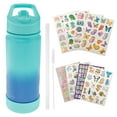 thumbnail image 3 of Kids Water Bottle,16oz Kids Water Bottle with Straw and Stickers, Stainless Steel Vacuum Double Wall Insulated cup for School,Gifts for Boys and Girls, 3 of 11