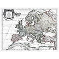thumbnail image 3 of Sanson 14x12 Black Modern Framed Museum Art Print Titled - Europe - Sanson 1641, 3 of 5