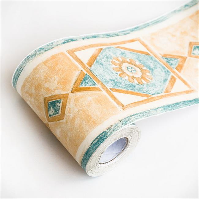 Frame & Flower SelfAdhesive Wallpaper Borders Home Decor Multicolor