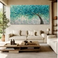 thumbnail image 6 of Large Tree of Life Canvas Wall Art, Abstract Canvas Prints Landscape Paintings, Oversized Pictures Artwork Nature Wall Decor for Living Room Bedroom Office, 6 of 7