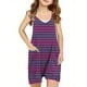 thumbnail image 1 of Odeerbi 5-14 Años Niñas Traje de Verano Lindo Rayado Camisola Romper Casual Transpirable Cómodo Combinados Pantalones Cortos Con Bolsillos, 1 of 6
