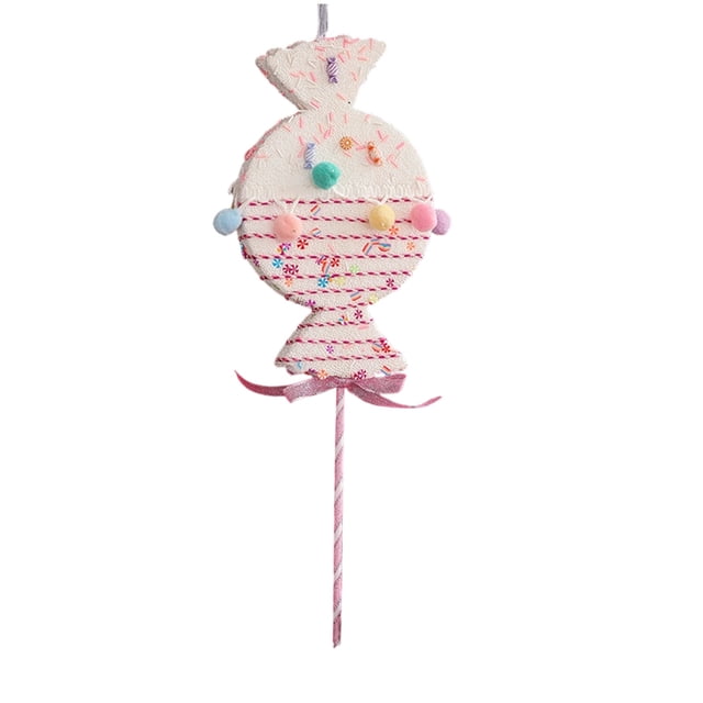 Christmas Decorations Macaron Foam Candy Pendant, Lightweight Christmas Tree Hanging Ornament, Sweet Holiday Decor for Tree, Gift Box, Door, Window, and Party Decoration