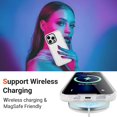 thumbnail image 5 of Funda transparente para iPhone 14 Pro Max, diseño retro vibrante, protección de silicona suave a prueba de golpes, cubierta de cámara para mujer de 6,7 pulgadas, 5 of 5
