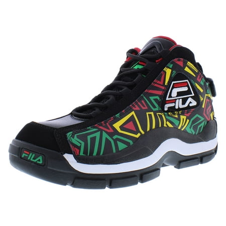 Fila Grant Hill 2 Mens Shoes Size 7.5, Color: Black/Jellybean/Lemon