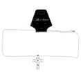 thumbnail image 2 of Mi Amore Silver-Tone Necklace With A Cross Shaped Charm GC8924, 2 of 3