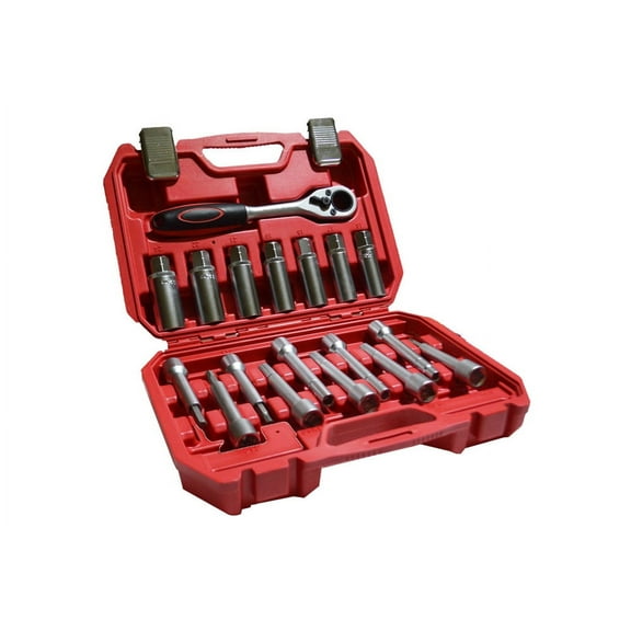 INTSUPERMAI 18pcs Steering Hub Suspension Shock Absorber Strut Nut Removal Tool Kit