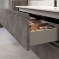 thumbnail image 2 of DAX Pasadena Engineered Wood and Porcelain Onix Basin with Single Vanity Cabinet, 28", Cement, 2 of 7