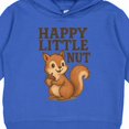 thumbnail image 3 of Inktastic Happy Little Nut Squirrel Cartoon Cute Graphic Toddler Hoodie, 3 of 4