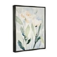 thumbnail image 3 of Stupell Industries Traditional White Flower Blossoms Watercolor Detail Painting Jet Black Floating Framed Canvas Print Wall Art, Design by Lanie Loreth, 3 of 5