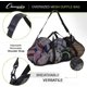 thumbnail image 5 of Bolsa de malla deportiva con cremallera y correa de hombro ajustable, bolsa de gimnasio multiusos de gran tamaño para equipo, equipo deportivo, 5 of 5