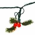 thumbnail image 4 of Kurt S. Adler UL 36 Holly Berry Clusters Light Sets, 15.70-Inch, Green, 4 of 5