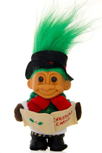 troll doll green hair