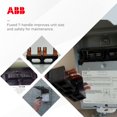 thumbnail image 5 of Interruptor de desconexión AC ABB TF30RCP 30A 240V monofásico N3R con fusible, 5 of 5