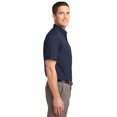 thumbnail image 3 of Port Authority TLS508 Mens Short Sleeve Easy Care Shirt, Navy & Light Stone - 3XL Tall, 3 of 4