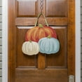 thumbnail image 3 of Pumpkin Trio Hooked Door Décor, 3 of 3