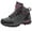 Gray, variant on Quaouag Women's Lightweight Hiking Shoes Mid Height Quick Laces Outdoors Travel Sneakers Waterproof Terrain Hiking Boot for Women
