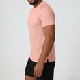 thumbnail image 3 of Generic Men's Athletic Muscle Fit T-Shirt Short Sleeve Lightweight Moisture-Wicking Performance Gym Training Tee Tops, 3 of 5