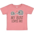 thumbnail image 3 of Inktastic My Aunt Loves Me Boys or Girls Baby T-Shirt, 3 of 5