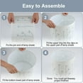 thumbnail image 5 of NATYSWAN White Lamp Shade, Large Drum Lampshade , Replacement Lamp Shade Natural Linen Hand Crafted for Table Lamps Floor Lamps, Easy Assembly Required, 5 of 7