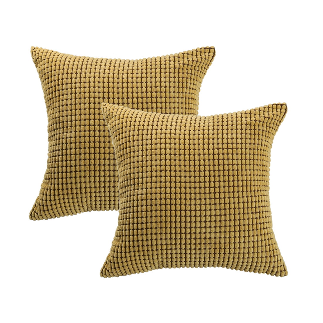 Cushion Covers Case Corn Striped Corduroy For Couch Yellow 20 X Corn Striped Corduroy For Couch Yellow