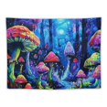 thumbnail image 5 of Nawypu Mushroom Tapestry for Bedroom, Forest Trees Room Decor Wall Tapestry, Plants Flowers Landscape Tapestries for Living Gamer Room Dorm, 5 of 6