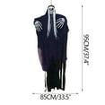 thumbnail image 3 of Wdhugt Halloween Hanging Ghost Decoration With Led Lighting For Indoor And Outdoor Scary Scene Setup Cloth Material Colorful Design colorful, 3 of 9