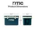 thumbnail image 5 of RTIC 32 QT Hard-Sided Ice Chest Cooler, Ultra-Light, Fits 48 Cans, Marine/Canvas, 5 of 9