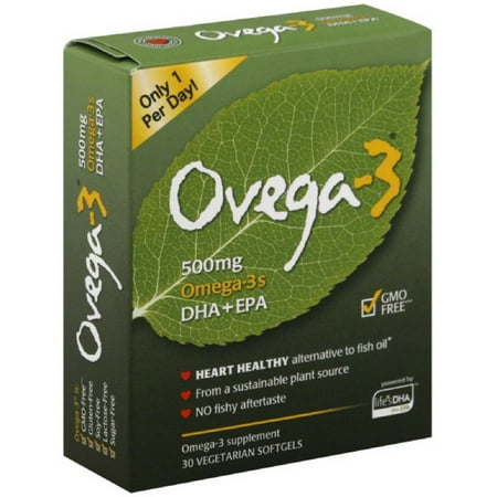 Ovega 3 végétarien Omega, Softgel, 30 CT