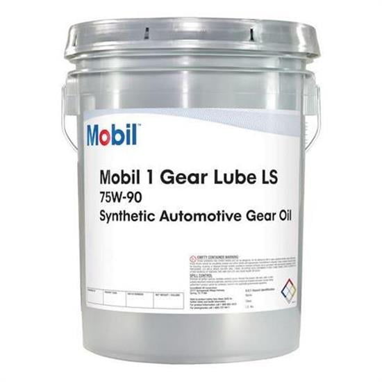 Mobil 1 Synthetic Gear Lubricant LS 75W90, 5 Gallon