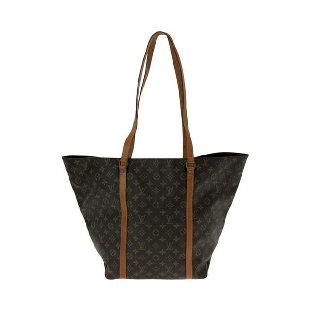 Pre-Owned LOUIS VUITTON Louis Vuitton Monogram Sac Shopping Brown Gold Hardware... (Good)