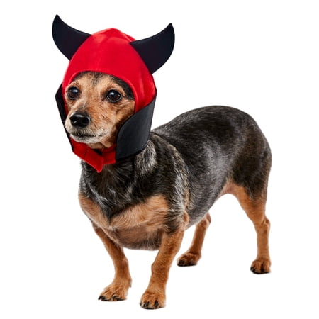 Rubies Pet Shop Boutique Pet Halloween Costume Accessory Devil Hat For Dog or Cat M/L