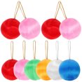 thumbnail image 4 of 30Pcs Bola de hilo de seda Colgante de Navidad colorido Decoración de bola de nieve (Color aleatorio), 4 of 6