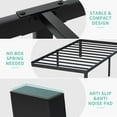 thumbnail image 4 of Reliancer Twin Platform Bed Frame 2 Pack, 14" Heavy Duty Steel Slats, No Box Spring Needed, Easy Assembly, 4 of 7