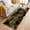 Black, variant on 2'x6' Rug Runners for Hallways Kitchen, Yellow Black Leaves Non Slip Entryway Beside Floor Carpet Runner, Vintage Abstract Art Botanical Washable Laundry Room Bedroom Throw Rugs Mat for Family Pet