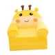 thumbnail image 3 of Sofá de sofá de sofá plegable para niños dibujos animados para lavar, cómodo, tumbona liviana para niños pequeños, cama de sofá para dormitorio de Amarillo, 3 of 8
