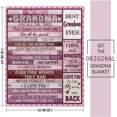 thumbnail image 5 of XZYG Gifts for Grandma Thoughtful for Grandma Grandma Mother's Day Blanket Grandma Birthday Gifts from Granddaughter Best Grandma Gifts Ideas Throw Blanket(50*60inch), 5 of 7