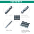 thumbnail image 2 of Graflsoa 10-Piece S2 Alloy Steel Slotted Screwdriver Bits Set, High Torque Magnetic Tips, 50mm Length, 1/4 Inch Drive, Durable and Impact-Resistant, 2 of 7