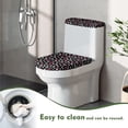 thumbnail image 4 of HELLHERO Dot Pattern Christmas Bathroom Set Toilet Seat Cover Set 2-Piece Fashion Easter for Indoor Home, Adjustable, 4 of 8