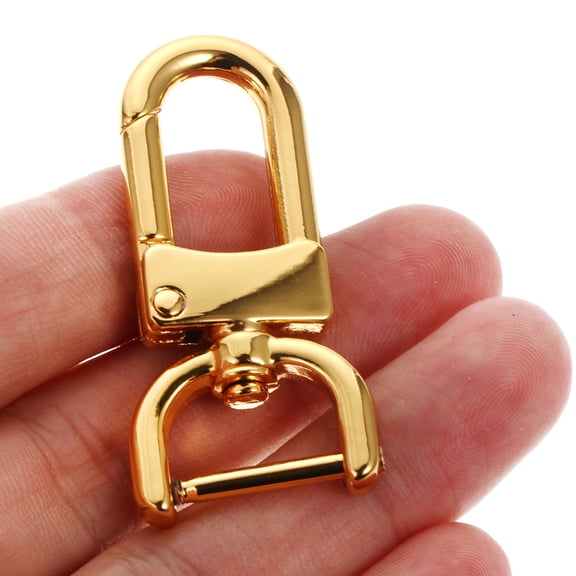 BESTYASH 5-Pack Universal Detachable Snap Hooks with Swivel Clasp, Heavy Duty Load Capacity for Backpack Accessories