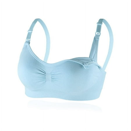 Pregnant women s nursing underwear push up wireless front buckle bra nursing anti-overflow plus size postpartum mummy bra for women