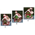 thumbnail image 4 of Casas de pueblo con escena navideña, edificios navideños iluminados con LED, 4 of 5