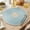 Light Blue, variant on Fennco Styles Two-Tone Sunburst Woven Table Placemats 15 x 15 Round, Set of 4 - Slate Paper Table Mats for Home Décor, Dining Table, Banquets, Family Gathering and Special Events