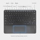 thumbnail image 2 of Teclado táctil Bluetooth para teléfono móvil, tableta, control de succión magnética, teclado táctil, ratón, kit de carga inalámbrico, 2 of 2