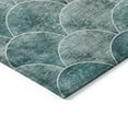 thumbnail image 4 of Addison Rugs Chantille Indoor/Outdoor Transitional Modern Teal Washable Rectangle Rug, 8' x 10', 4 of 5